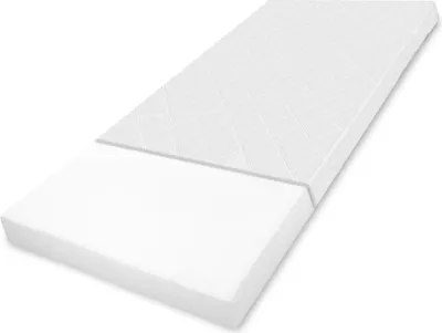 Obrázek produktu pro Dětská matrace 90x50 cm - komfortní matrace do kolébky, společného spaní, kočárku a cestovní postýlky s ochranou proti vlhkosti