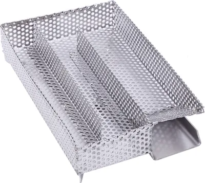 Produktbild von Generátor studeného kouře BBQ-Toro pro ekonomické ohně, generátor studeného kouře z nerezové oceli, 20 x 12,5 cm, udírna potravin