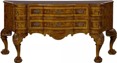 Produktbild von Casa Padrino Luxus Barock Sideboard Braun / Hellbraun - Prunkvoller Massivholz Schrank mit 6 Schubladen - Luxus Möbel im Barockstil - Barock Möbel - Edel & Prunkvoll