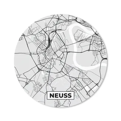 Produktbild von MuchoWow® Mauspad Mousepad Karte - Stadtplan - Deutschland - Neuss - Karte 50x50 cm - Mousepads - Maus Mat - Pad - Mausunterlage - Vinyl