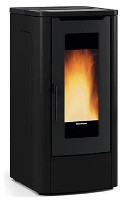 Immagine prodotto di Stufa a pellet 10kw nera Nordica extraflame TEOREMANOIR