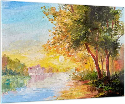 Produktbild von Bilder auf glas - natur natur - 100x70cm - Glasbilder - Wandbilder - Bilder - Kunstdruck - zum Aufhängen bereit - Wanddekoration aus Glas - Glas Bilder - Wandbild auf Glas - Einteilig - GAA100x70-3445