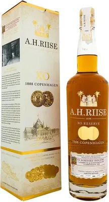 Produktbild von A.H. Riise 1888 Copenhagen Gold Medal XO + Box 700ml 40% Vol.
