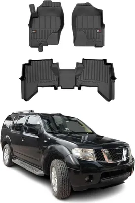 Immagine prodotto di 2005-2014 Nissan Pathfinder tappetini TPE nero 3 pezzi