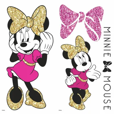 Produktbild von wandaufkleber Minnie Maus Vinyl 4 Stück