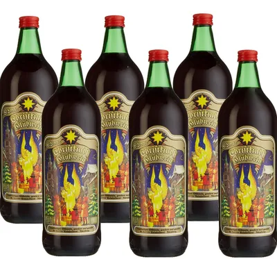 Produktbild von St. Lorenz Christkindl Glühwein gesüßt trinkfertig 1000ml 6er Pack