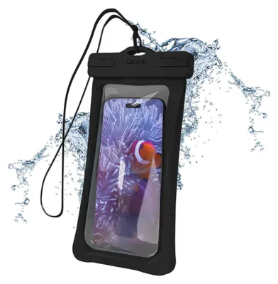 Produktbild von Wasserdichte Handyhülle Bizon Case Hydrofloat, Schwarz