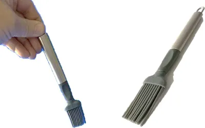 Produktbild von Grillpinsel Edelstahl Silikonpinsel Backpinsel Küchenpinsel Pinsel BBQ…