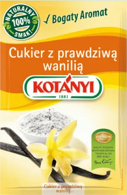 Zdjęcie produktu dla Kotanyi Cukier z prawdziwą wanilią 10g