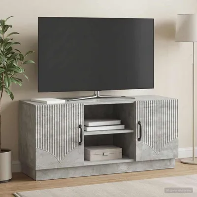 Productafbeelding van vidaXL TV-kast, 102 x 34,5 x 47 cm, betonkleur, houtvezel