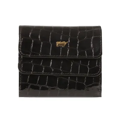 Image de Portefeuille VERONA, modèle "Geldbörse", noir, pour femmes, en cuir, avec 5 compartiments pour cartes