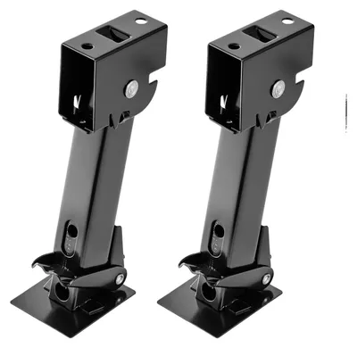 Produktbild von VEVOR Teleskop-Stabilisator, 2 Stück Teleskop-Faltanhängerheber, Anhänger-Schwenk-Stabilisator für Wohnmobile, unterstützt eine Tragfähigkeit von 453,59 kg pro Stück, verstellbar von 297,18 mm bis 462,28 mm, 1000 lbs, 11,5-18 Zoll