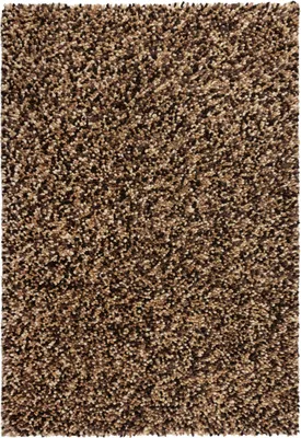 Produktbild von Wollteppich Hochflor Unifarben, Schlafzimmer Braun Rechteckig 200x290 | 100% Wolle, Rücken aus 100% Baumwolle | Florhöhe: 28 cm | Handgewebt