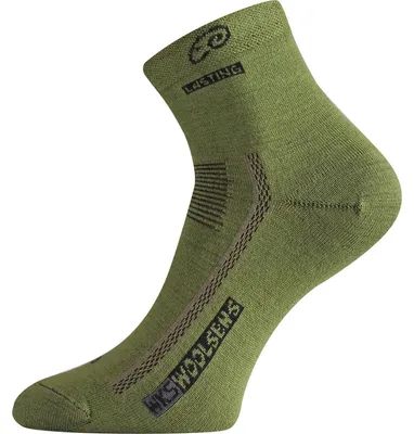 Image de Chaussettes mérinos WKS, couleur verte