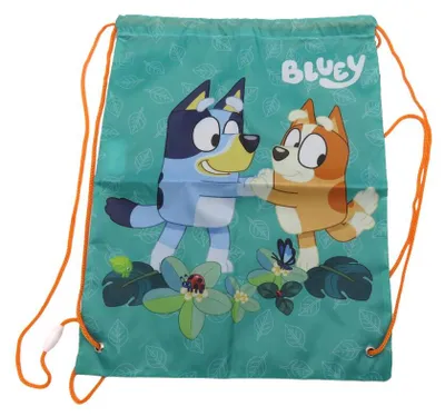 Produktbild von Bluey Turnbeutel 40x31cm Sportbeutel Kinder mit Kordelzug