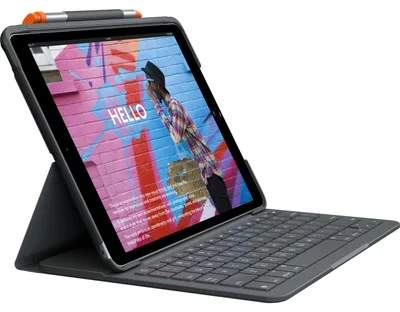 Obrázok produktu pre Logitech Slim Folio, QWERTZ, Nemecký, 1,7 cm, 1,5 mm, Apple, {loc-value}