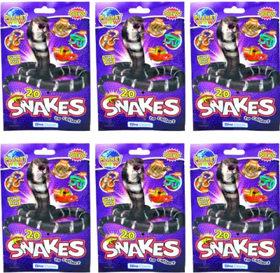 Produktbild von Blue Ocean Snakes Sammelfiguren 2024 - Planet Wow Figur Schlange - 6 Tüten