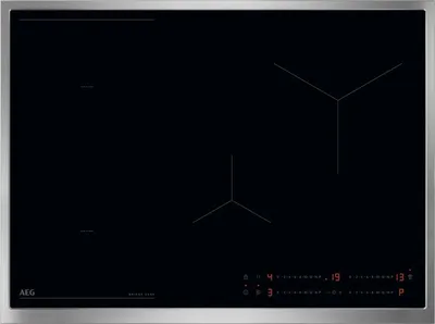 Image de AEG Table de cuisson autarcique / Induction / Série 6000 Flex / Hob²Hood /à curseur / 70 cm / Cadre inox / Pose libre / 4 zones de cuisson / Sécurité enfants OIO74B00UB