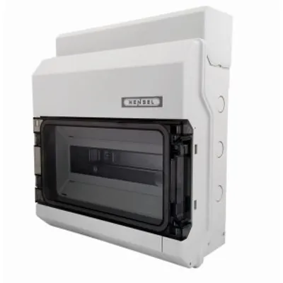 Produktbild von HENSEL Kleinverteiler AP 1x12TE Kst IP54