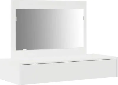 Produktbild von vidaXL Schminktisch mit Schubladen Weiß 100 x 40 x 70 cm Holzwerkstoff