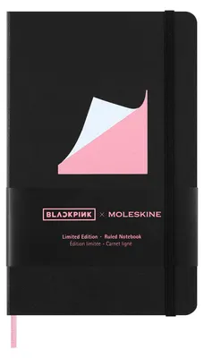 Image de Carnet Moleskine X Blackpink L/A5, ligné, couverture rigide, noir