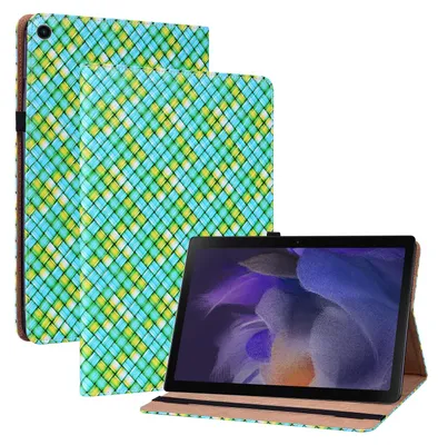 Produktbild von Für Oppo Realme Pad 10.4 Grün Kunst Leder Hülle Tablet Tasche Etuis Schutz Cover