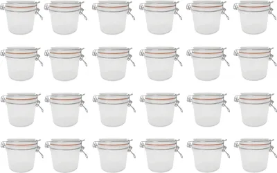 Produktbild von 24 x Einmachglas Bügelverschluss Vorratsglas Gummidichtung ca. 350ml