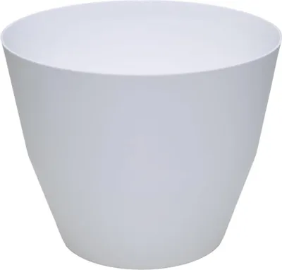 Obrázok produktu pre Obal na kvetináč Moza, biely, 18 x 14,5 cm