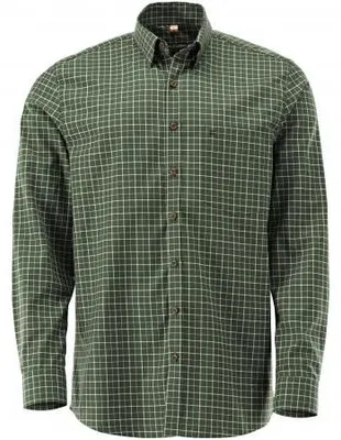 Productafbeelding van Herenhemd, model 1/1, korte mouwen, regular fit, kleur: trachtengrün, maat 49/50