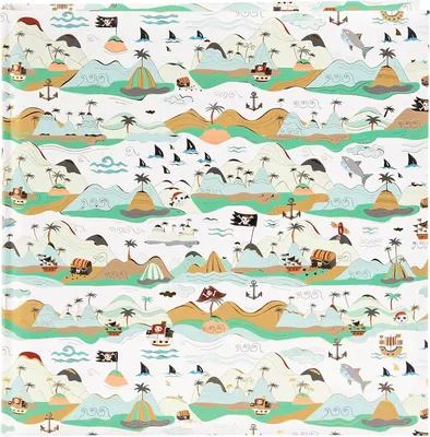 Produktbild von Famanu Fotoalbum Piratendesign - 30 x 31 x 4 cm, 60 weiße Seiten