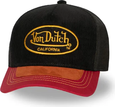 Produktbild von Von Dutch Originals Trucker Cap - CALIFORNIA SHIELD Black