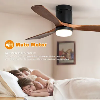 Image de Ventilateur de plafond - Ventilateur - Ventilateur de plafond avec lumière - Ventilateur avec télécommande