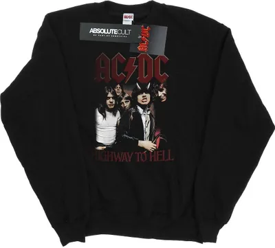 Produktbild von AC/DC - "Highway To Hell" Sweatshirt für Damen BI2411 (L) (Schwarz)