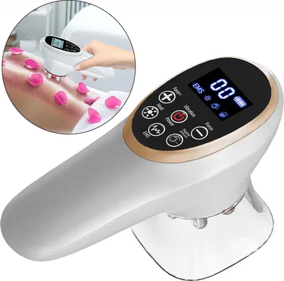 Produktbild von EMS Puls Vakuum Massagegerät,  Schröpfmassagegerät mit 15 Heizstufen, 15 Vibrationsstufen, Hautfestigung, Fitnesspflege, Lymphdrainage