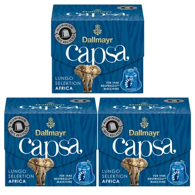 Zdjęcie produktu dla Dallmayr 10 Capsa Selektion d Oro Africa kapsułki 56g 3 opakowania