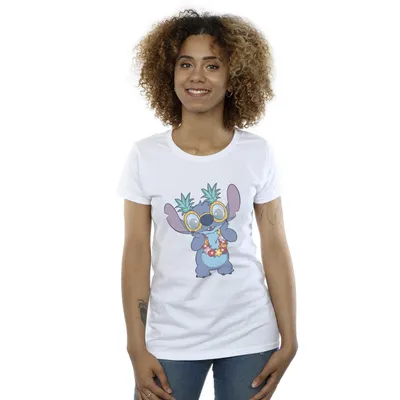 Produktbild von Disney - "Tropical Fun" T-Shirt für Damen BI25525 (S) (Weiß)