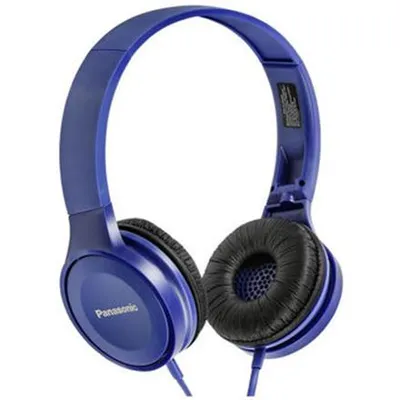 Produktbild von Panasonic Over-Ear-Stereo-Kopfhörer RP-HF100ME-A Over-Ear, Mikrofon, Blau