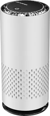 Produktbild von INF Tragbarer USB Auto Luftreiniger mit Negativ-Ionen Technologie Weiß