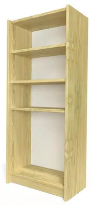 Productafbeelding van Boekenrek van hout - Honingkleur