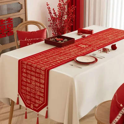 Immagine prodotto di Tovaglia lavabile con motivo floreale, 35 x 140 cm