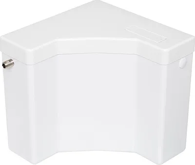 Produktbild von Aufputz Spülkasten für Eckeinbau Eck mit Spülrohr Wasserkasten Weiss WC