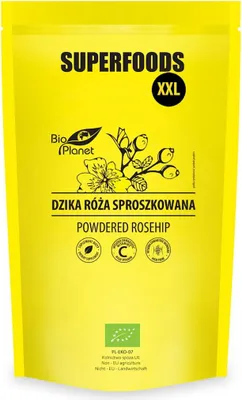 DZIKA RÓŻA SPROSZKOWANA BIO 500 g - BIO PLANET SUPERFOODS