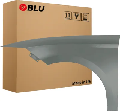 Image de BLU Aile Compatible avec Seat Leon III 3 5F LX7R Gauche Silber MonsunGrau | 2012-2020 | Avant | Peint| Prêt à Monter | Acier