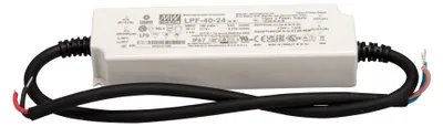 Produktbild von MEAN WELL LPF-40-24, Lighting, Drinnen, 110 - 230 V, 40 W, 24 V, AC-an-DC