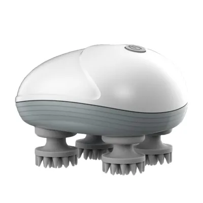 Produktbild von Kopfhautmassagegerät elektrisch, 4 Massageköpfe, 3 Stufen, zur Entspannung von Muskeln & Gelenken
