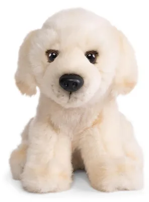 Image de Living Nature : peluche chiot labrador doré, jouet câlin