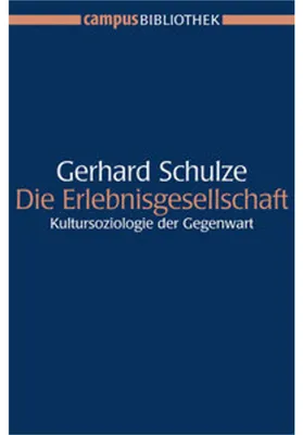 Obrázok produktu pre Die Erlebnisgesellschaft