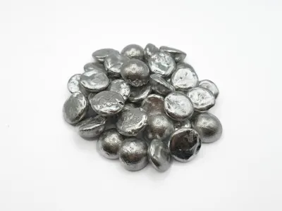 Produktbild von In-Bi-Eutektikum InBi33,7 in Pellets, Gewicht: 200 g