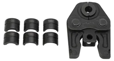 Produktbild von Rohr-Pressbacken - TH-Profil 16/20/26/32 mm - Für Verbundrohr & PEX - Für hydraulische Presszange - Für Kupferfittings