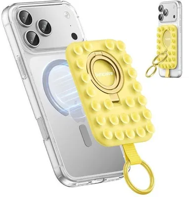 Productafbeelding van Silicone Ring Telefoonhouder met Sterke Zuignap voor MagSafe